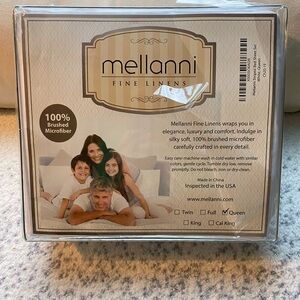 Cream Brushed Microfiber Sheet Set